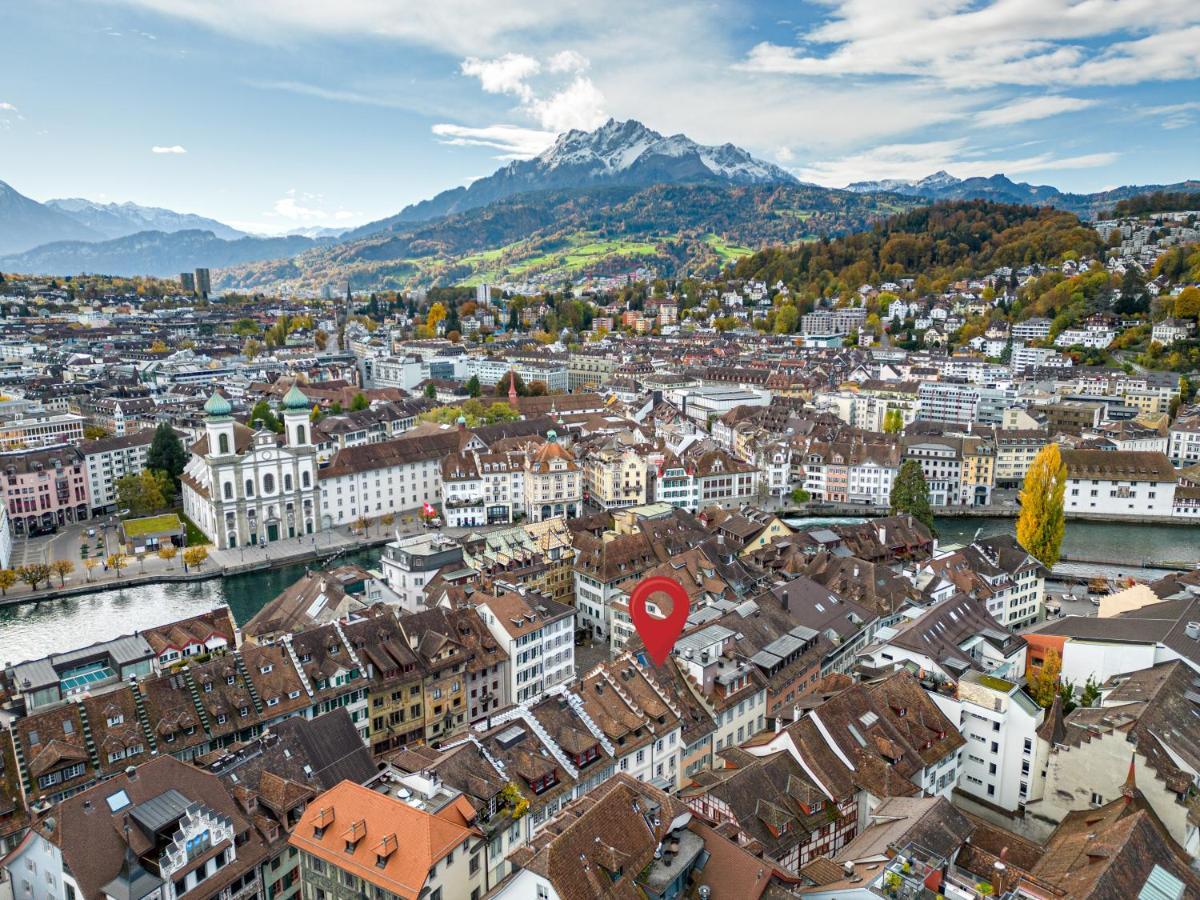 A&Y Oldtown Penthouse Loft Luzern Apartment Bagian luar foto